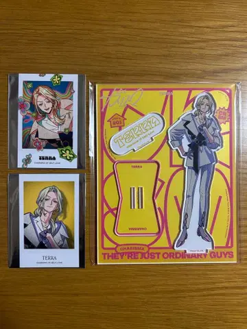 카리스마 테라 간보 투어 아크릴 스탠드 폴라로이드풍 카드