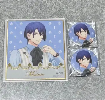 우타프리 히지리카와 마사토 색지 캔뱃지 2