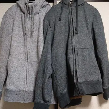 UNIQLO 속기모 후드티 세트