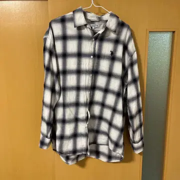 U.S. POLO ASSN. 체크 무늬 긴팔 셔츠 L