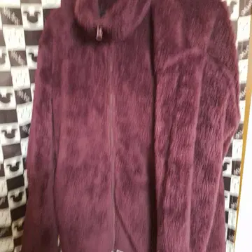 유니클로 퍼 퍼플 플리스 L 사이즈