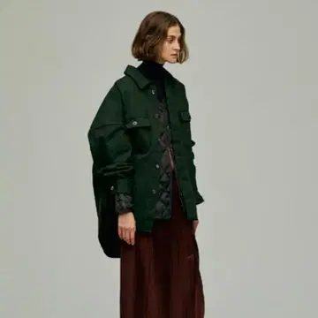 inherent / 2way 충전솜 라이너 오버 사이즈 자켓 36