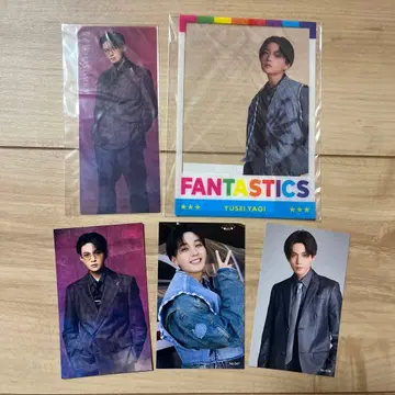FANTASTICS 야기 유세이 포토 카드 클리어 카드 클리어 스티커