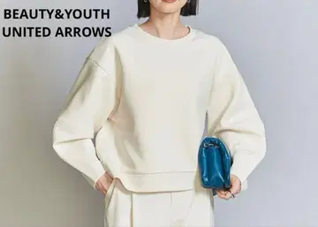 BEAUTY&YOUTH UNITED ARROWS 아이보리 맨투맨