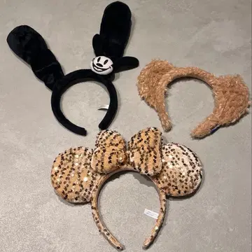 디즈니랜드 씨 머리띠 3종 세트