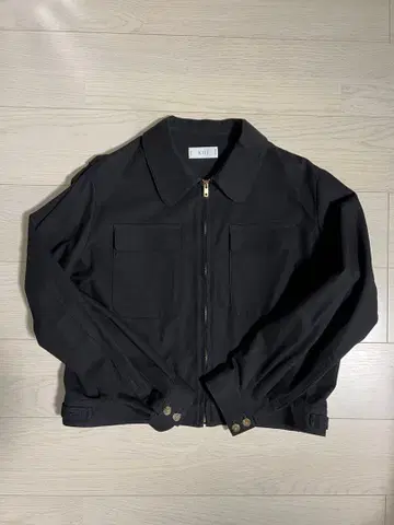kiji 블랙 지퍼 자켓