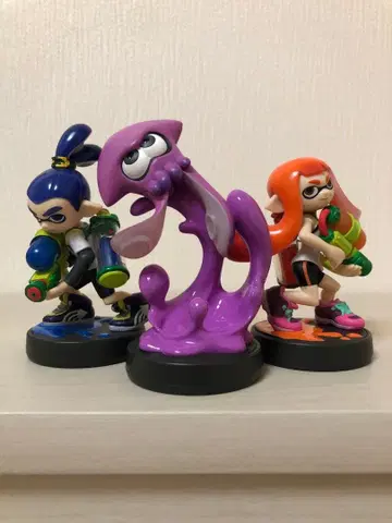 스프라툰 피규어 3체 세트 amiibo