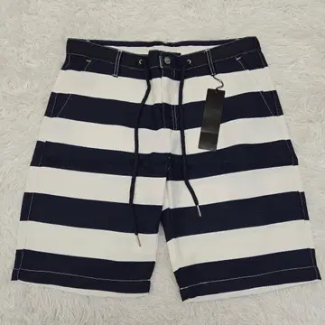 [ 택 포함 ] 아틀리에 서브멘 하프 팬츠 숏팬츠 보더 50