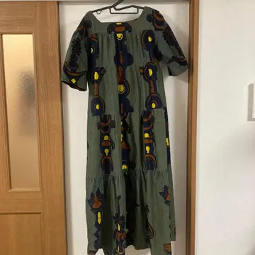 아프리칸 바틱 Jua 티어드 원피스