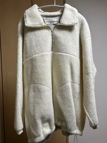 THE SHINZONE 아이보리 플리스 자켓