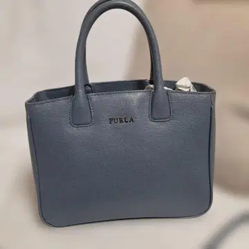 FURLA 새상품급 블루 핸드백