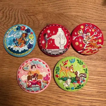 자수 캔뱃지 디즈니 5세트