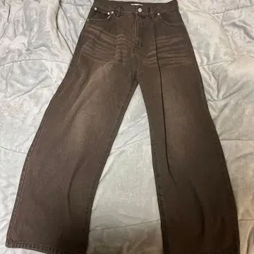 [ LUENNA ] 원턱 와이드 스트레이트 데님 팬츠