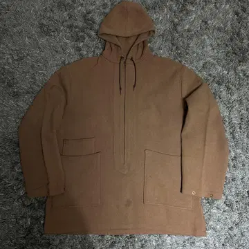 60s 빈티지 PURITAN 울 후드티 하프 지퍼