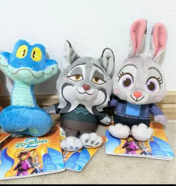 남코 한정판 주토피아2 빨간 볼 마스코트 3종 세트 namco 한정판