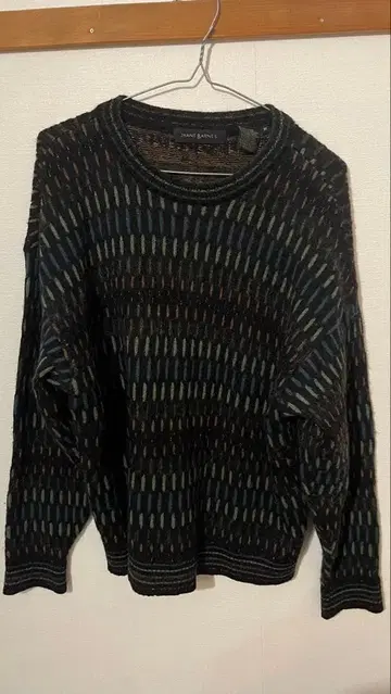 JHANE BARNES 다색 스트라이프 니트 M