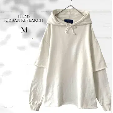 아이템즈 어반 리서치 / 레이어드 후디드 풀오버