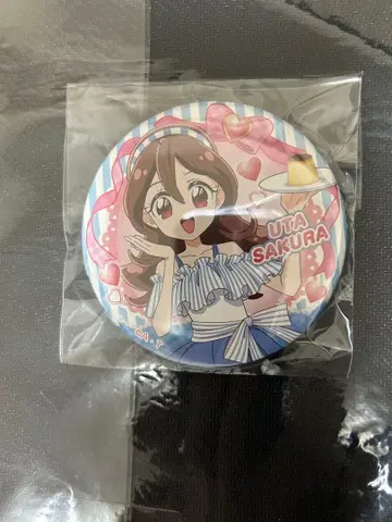 너와 아이돌 프리큐어 사쿠라 우타 큐어 아이돌 로손 한정판 캔뱃지