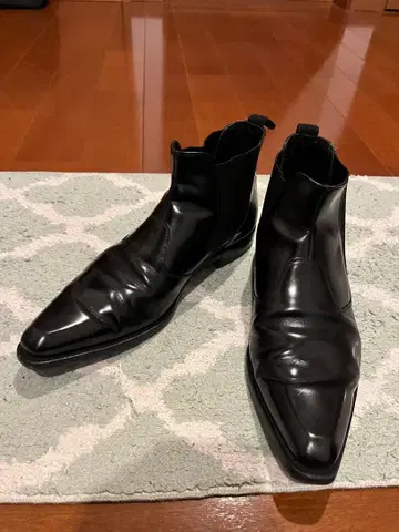 REGAL 리갈 고급 사이드 고어 부츠 (25.5cm) 블랙