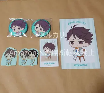 하이큐 AMNIBUS 점프 페스타 캔뱃지 카드 오이카와 이와이즈미