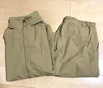 고품질! 무인양품 발수 나일론 포켓터블 윈드 브레이커 팬츠 세트 y2k