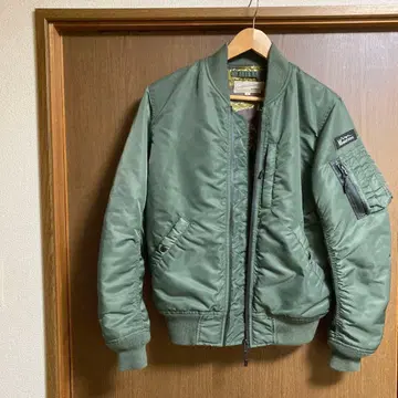 MANASTASH 밀리터리 자켓 M 올리브 그린 AVIREX