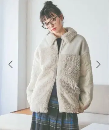 니코앤드 패치워크 보아 블루종