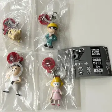 MOTHER2 참 마스코트 폴라 제프 푸 돗세이산 4종 세트