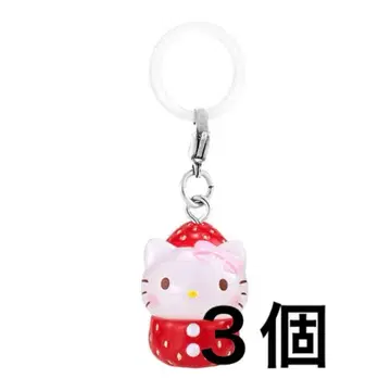 산리오 딸기 메지루시 액세서리 키티