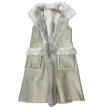 노스 비치 무스탕 코트 사이즈 M