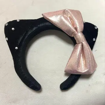 키티 머리띠 핑크 리본 포함