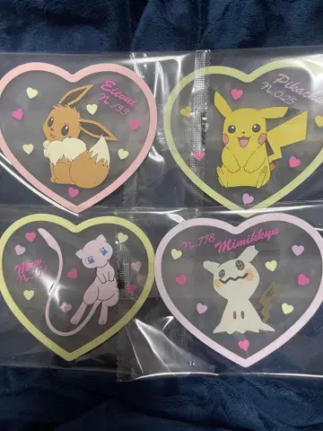 포켓몬 러버 코스터 4개 세트