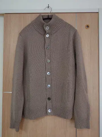 가마쿠라 셔츠 스탠드 카라 가디건 M 사이즈 베이지