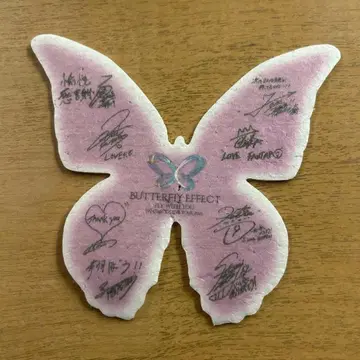 FANTASTICS 메시지 카드 나비 낙하물 10