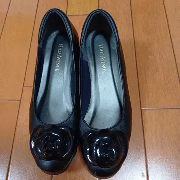 HILLS AVENUE 블랙 플랫슈즈 23cm