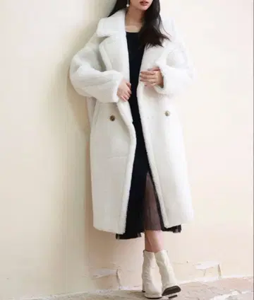 새상품 세존드파피용 테디 보아 코트