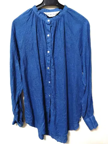 수수수 컬러 린넨 카슈쿨 블라우스