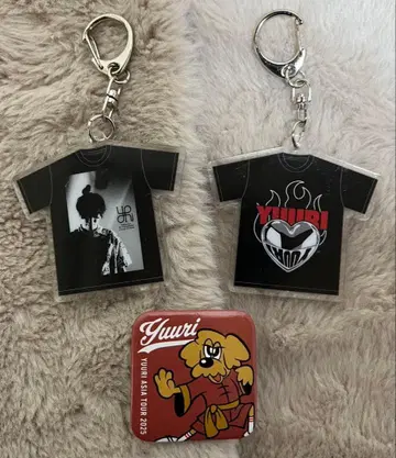 유리 키링 캔뱃지