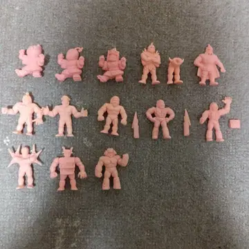 [희귀 레어] 근육맨 지우개 파트 24 스킨 컬러 풀 컴프 세트.