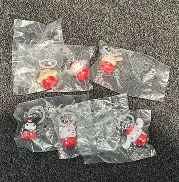 산리오 딸기 표시 액세서리 컴플리트 6개 세트