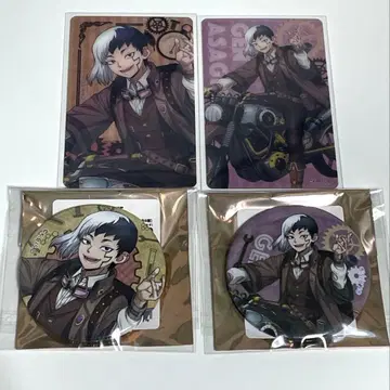 Dr.STONE 투링 아사기리 겐 클리어 카드 캔뱃지