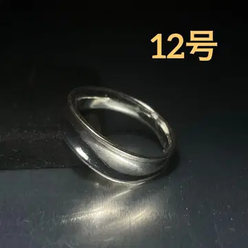 빈티지 패션 반지 실버 12호 매끄러운 디자인 심플