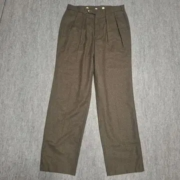 LANDS'END 투 턱 울 슬랙스 size:33