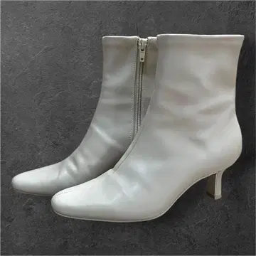 르탈론 숏부츠 화이트 사이드 지퍼