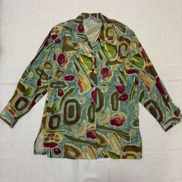 00 s 빈티지 올 패턴 셔츠 아카이브 그런지 y2k 펑크