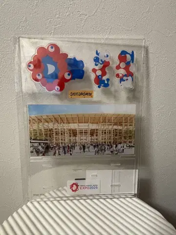 EXPO 2025 대지붕 링 어서 오세요 미야쿠미야쿠 아크릴 스탠드