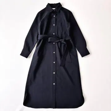 SOEJU 소주 소프트 옥스 셔츠 원피스 S