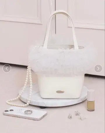 LILYBRAUN 튤 절개 3way 토트