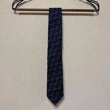 Ermenegildo Zegna 넥타이 네이비 페이즐리