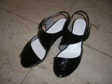 미라인 핏핏 컴포트 에나멜 샌들 22.5~23